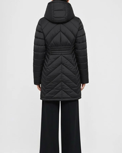 แจ็คเก็ต แจ็คเก็ตสำหรับกิจกรรมกลางแจ้ง แจ็คเก็ตผู้หญิงแบบสั่งทำพิเศษ แจ็คเก็ตทรงยาว มีฮู้ดถอดได้ แจ็คเก็ตพัฟเฟอร์สีดำ แจ็คเก็ตบอมเบอร์ แจ็คเก็ตขนเป็ด แจ็คเก็ตบับเบิ้ล แจ็คเก็ตแบบเย็บติดกัน - Product Image 2