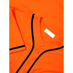 2025 Custom Made Sublimated Men Button Down Crew Neck Baseball Jersey, Baseball <b>Tshirt</b>, Baseball Shirt Teamwear Baseball Jersey - Product Image 5