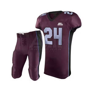 Último Diseño en Uniformes de Fútbol Americano, Conjuntos de Manga Corta Transpirables, Ropa de Equipo Hecha en 100% Poliéster - Product Image 1