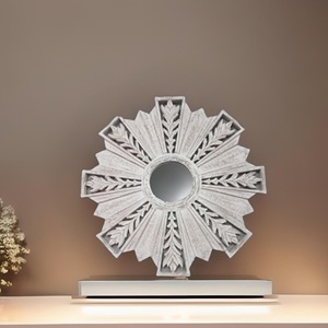 Miroir mural en bois moderne avec cadre en bois pour chambre à coucher et salon Vente en gros pas cher