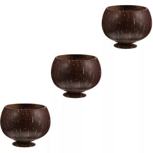 Taza de coco orgánica hecha a mano, tazas de cáscara de coco natural biodegradable reutilizable koi de Vietnam - Product Image 3