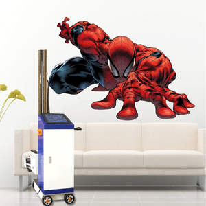 Impresora de pared Bheng con rieles, cabezal de impresión 1/2 Tx800, tinta UV CMYK para máquina de impresión en paredes de masilla - Product Image 1