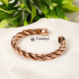 Premium Quality <b>Copper</b> Bracelets for Health & Style Arthritis Aid Jewelry with Comfort Unisex by Tradebyd - Product Image 5