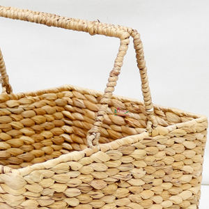 Cesta de Picnic Romántica Ecológica de Jacinto de Agua, Cesta de Mimbre Tejida a Mano para Parejas y Ocasiones Memorables - Product Image 2