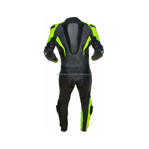 Combinaison en cuir pour moto, style tendance, pour adultes, légère, respirante, coupe-vent, grande taille, pour la course, en solde - Product Image 4