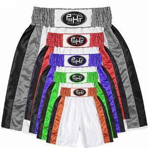 Pantalones cortos de boxeo MMA con logotipo personalizado para hombre, ropa deportiva de artes marciales de alta elasticidad, pantalones cortos de boxeo informales a la moda, pantalones cortos de lucha - Product Image 6