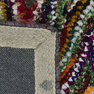 Atractiva Multicolor hermosa mano trenzada alfombras de algodón Natural decoración del hogar alfombra Bohemia en Color Natural alfombras antideslizantes - Product Image 1