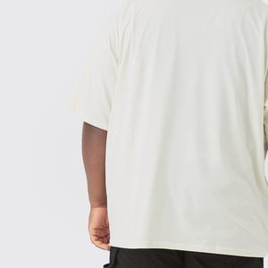 เสื้อยืดแนวสตรีทแวร์300GSM ผู้ชายเสื้อผ้าฝ้ายกราฟิกขนาดใหญ่พิมพ์ลายโลโก้ได้ตามต้องการ - Product Image 4