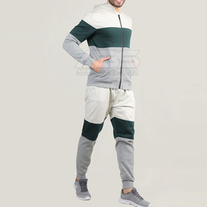 Conjuntos Deportivos de Dos Piezas para Hombre, Talla Grande, con Capucha, Color Sólido, Casuales, 100% Algodón, Nueva Colección al por Mayor - Product Image 2