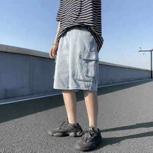 2024 Slim Straight skinny hommes jeans pantalons hommes Slim Denim jean Shorts - Product Image 5