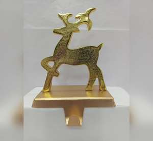 Premium Luxury Golden Angel Metal <b>Christmas</b> <b>Stocking</b> Holder <b>Christmas</b> Holiday Home Decoration - Product Image 5