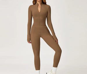 Monos de Yoga sin Costuras, Ropa Deportiva, Rompers, Levanta Glúteos, Espalda Descubierta, Sin Mangas, de una Pieza, Leggings de Gimnasio, Trajes Deportivos para Mujer - Product Image 4