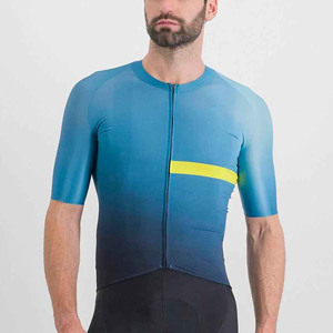 Maillot de cyclisme pour hommes en gros d'usine avec manches courtes évacuation de l'humidité respirant séchage rapide t-shirt de cyclisme personnalisé - Product Image 6