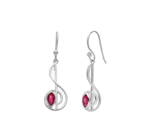 Hermoso rubí facetado piedra preciosa pendiente 925 plata esterlina hecho a mano colgante gota mujeres diseño único pendiente precio de fábrica - Product Image 1