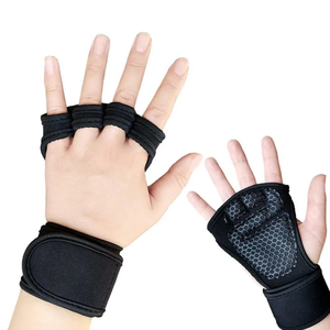 Custom Direct Factory Made Cross Fit Avec Dragonne Noire 2025 Nouvelle Arrivée Gym Formation Sans Doigts Haltérophilie Gants De Sport - Product Image 6