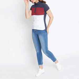 เสื้อโปโลผู้หญิงทรงเข้ารูป ระบายอากาศได้ดี สกรีนโลโก้ได้ ลำลอง ใส่สบาย คอปก - Product Image 6