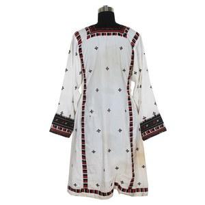 Tribal Afgan Balochi Robe En Gros BDR058 Collection de Vintage Broderie À La Main Banjara Balochi Robe Vintage Banjara Afghani - Product Image 4