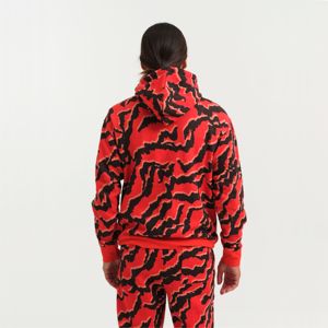 ขายส่งที่กําหนดเองทั่วพิมพ์ผู้ผลิตเสื้อกันหนาวหมวกบุรุษ 3D DTG พิมพ์โลโก้ผ้าฝ้าย 100% เฮฟวี่เวทเสื้อสตรีทฮู้ด - Product Image 4