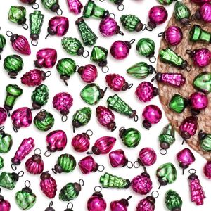 Vintage <b>Glass</b> Christmas Ornaments Bulk Handcrafted Antique Style for Holiday Decor Wholesale <b>Retro</b> Tree Decorations - Product Image 1