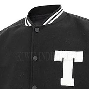 Veste Lettermen à broderie légère et confortable Veste Lettermen à broderie à bas prix - Product Image 4