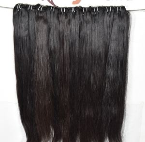 Paquets de couleur noire brute 100% vendeurs non transformés vietnamiens en gros cuticule aligné crépus vague droite Extensions de cheveux humains - Product Image 6