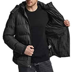 Burbuja resistente al invierno empacable ligero con capucha Puffer Oem personalizado transpirable acolchado chaqueta acolchada hombres - Product Image 6
