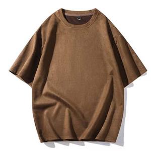 <b>Plain</b> <b>Oversized</b> <b>T</b> <b>Shirts</b> For Men's Clothing Short Sleeve High Quality Crewneck Cotton Polyester Summer Men's <b>T</b> <b>Shirts</b> For Sale - Product Image 5