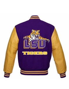 Chaqueta Universitaria de Lana Personalizada, Cuerpo de Lana Premium con Mangas de Cuero, Chaqueta de Béisbol Clásica para Hombre y Mujer, Pedidos al por Mayor OEM/ODM - Product Image 4