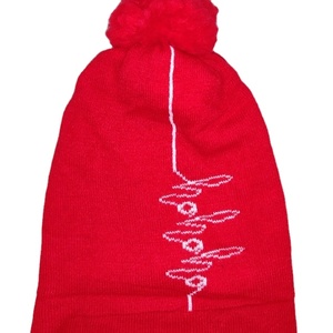 Gorro de Celebración con Pompones para Fiesta de Navidad, Hecho de Lana, Diseños y Colores Personalizables, Alta Calidad, Producción Rápida, Hecho en India - Product Image 1