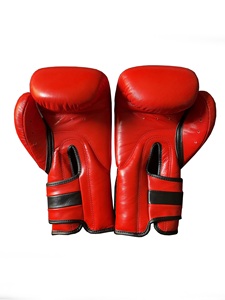 Guantes de Boxeo Profesionales de 10oz-16oz, Cuero Vacuno Transpirable, Protección UV, Opción de Logotipo Personalizado, Todos los Colores Disponibles, SAQIB&CO - Product Image 2