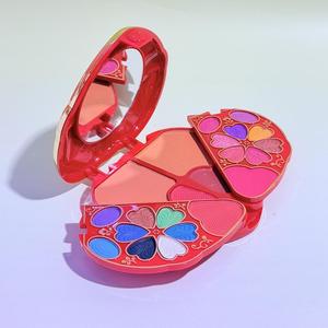 Factory Direct All-In-One Makeup Palette Romantic Flower Heart Design Custom Multi-Color Cosmetics OEM ODM Bulk Makeup Sets - Product Image 6