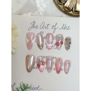 Adesivi per Unghie Eleganti Cherry Blush Atelier, Nail Art per Donne - Product Image 3