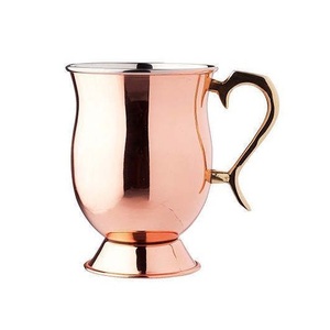 Grand pichet à eau en cuivre pur avec poignée élégante Pichet ayurvédique fait à la main pour un usage quotidien Cuisine Salle à manger et stockage de l'eau - Product Image 3