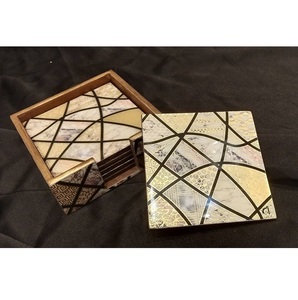 แผ่นรองแก้ว MDF พิมพ์ลายตามสั่งขายส่ง อุปกรณ์ตกแต่งโต๊ะ - Product Image 2