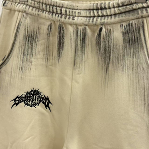 ชุดวอร์มผู้ชายแบบย้อมสีซีดจางสไตล์วินเทจ กางเกงจ็อกเกอร์ปักโลโก้ เสื้อฮู้ดดี้ กางเกงขาบาน ชุดออกกำลังกาย ปรับแต่งได้ด้วยเทคนิค DTG - Product Image 5