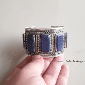 ชนเผ่าอัฟกานิสถานกำไล kuchi เครื่องประดับทำด้วยมือสร้อยข้อมือโบฮีเมียนสำหรับผู้หญิงแฟชั่น - Product Image 3