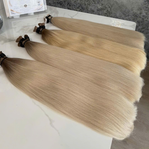 Extensions de cheveux vietnamiens bruts Rusa en gros, personnalisées, super double drawn, emballage en vrac en boîte/sac, haute qualité, 100g, toutes couleurs - Product Image 2