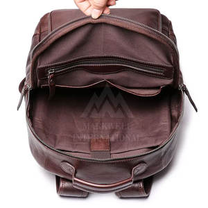 Servicio OEM, Diseño de Mochila de Cuero, Logotipo Personalizado, Mochila de Cuero para Viajes al Aire Libre - Product Image 6