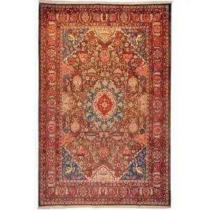 Alfombra persa Mashad única de su tipo, 9'10 x 6'6 - Product Image 1