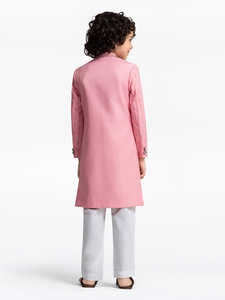 Elegante Sherwani para Niños, Traje Tradicional Pakistaní Indio para Bodas y Fiestas con Diseño Étnico Clásico en Seda - Product Image 5