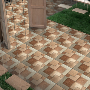 DIGITALLY PRINTED CERAMIC <b>FLOOR</b> TILES 400X400MM OUTDOOR PARKING <b>FLOOR</b> TILES <b>GARDEN</b> TILES INTERIORS UPGRADATION - Product Image 2