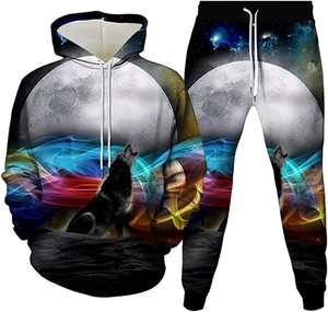 Vente en gros de survêtements respirants de haute qualité pour l'entraînement sportif Sublimation 3d Survêtements de jogging personnalisés pour hommes Tenues pour hommes - Product Image 6