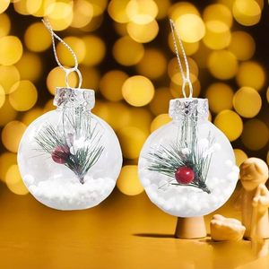 Bolas redondas de cristal para árbol de Navidad hechas a mano Vocalforlocal 1 pieza adornos de árbol de cristal Vintage decoraciones de Navidad - Product Image 6