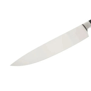 Couteau de chef professionnel en acier carbone de qualité supérieure, pour droitier, avec manche en bois, compatible lave-vaisselle, écologique, à tranchant affûté, pour usage en cuisine - Product Image 4