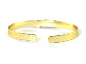 กำไลข้อมืออะความารีนธรรมชาติแบบดิบ ชุบทอง 18k กำไลข้อมือหินประจำเดือนมีนาคม - Product Image 5