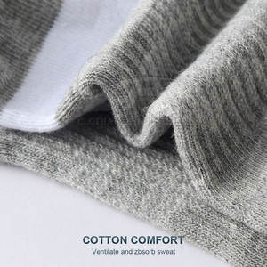 Chaussettes de sport de haute qualité fabriquées en usine, confortables, en coton tricoté, design tendance, respirantes - Product Image 4