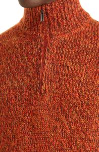 Sweat-shirt en mohair personnalisé de haute qualité Pull en cachemire pour homme Pull-over Anti-rétrécissement Couleur chinée Logo avant de haute qualité - Product Image 6