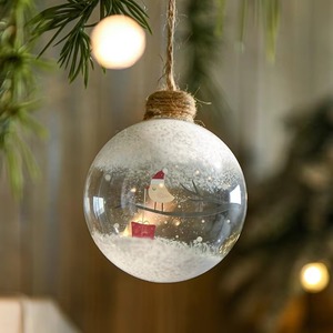 ACCESORIO DE DECORACIÓN DE ÁRBOL COLGANTE DE BOLA DE CRISTAL DE NAVIDAD PARA EL HOGAR Y COMERCIALES DECENTE ARTÍCULO FANTÁSTICO DE 2K25 - Product Image 1
