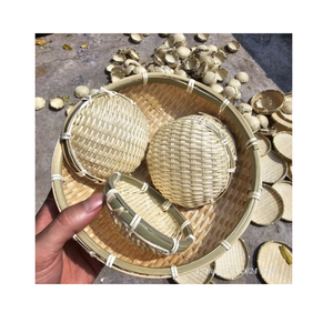 Organisateur de plateau décoratif en bambou fabriqué au Vietnam, parfait pour service à thé, salle de bain ou présentoir à bijoux - Product Image 1