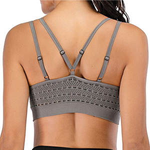Meilleur soutien-gorge de sport pour femmes de haute qualité Nouveau design entièrement personnalisé Soutien-gorge de yoga sans couture pour adultes - Product Image 3